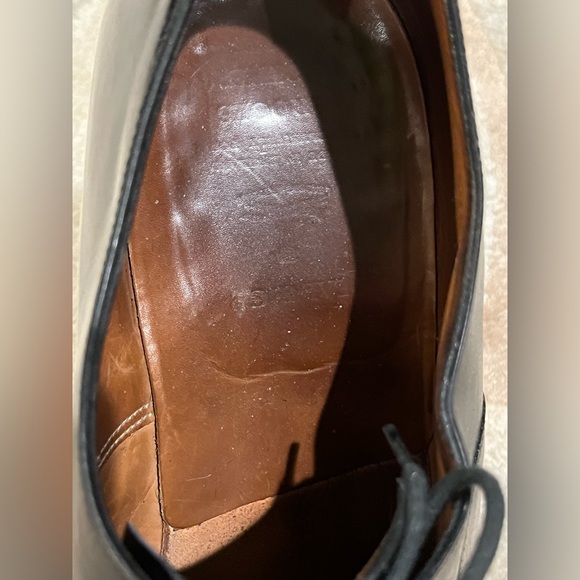 Brooks Brothers Peal & Co. Black Leather shoes - Men’s Size 11 1/2 E - Picture 2 of 14